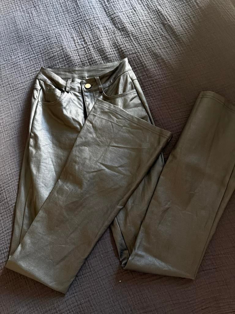 Kunst leren broek maat XXS, Kleding | Dames, Zwart, Ophalen of Verzenden, Zo goed als nieuw, Maat 34 (XS) of kleiner