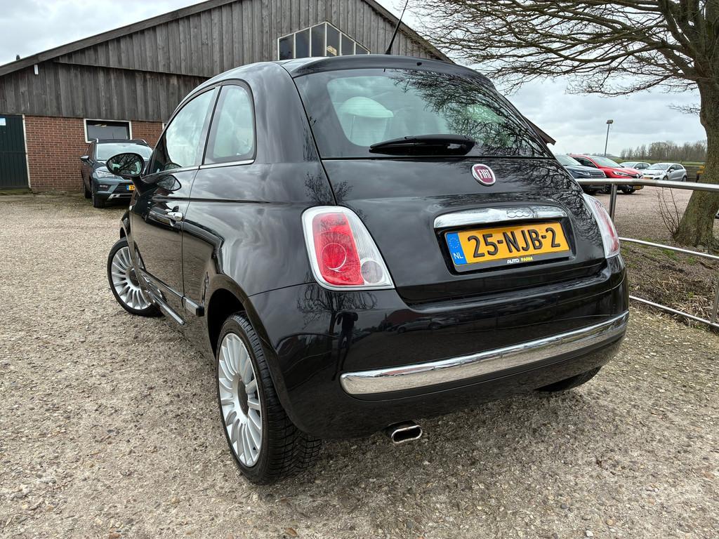 Fiat 500 0.9 TwinAir Lounge | Pano + Cruise + Airco nu € 4, Voorwielaandrijving, Euro 5, Gebruikt, Origineel Nederlands