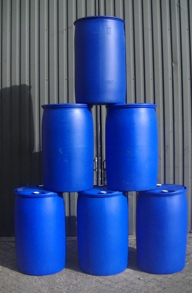 💥 Tonnen vaten regen-ton 200 liter inhoud💥, 150 liter of meer, Ophalen, Gebruikt