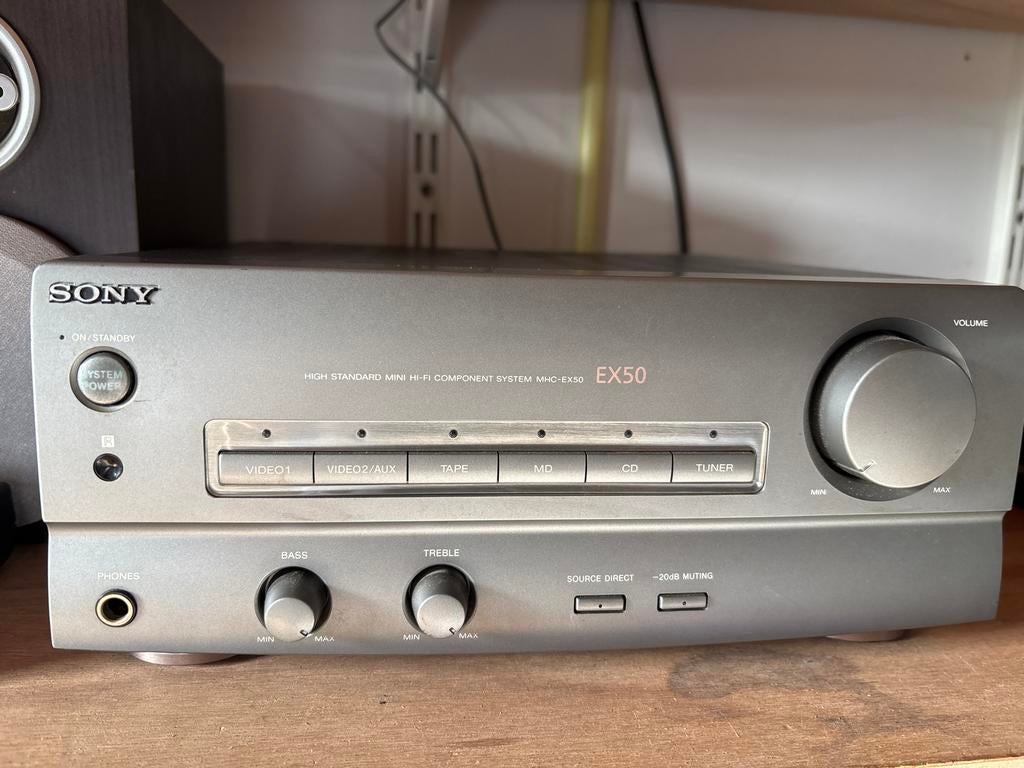 Sony MHC-EX50 versterker, Ophalen of Verzenden, Gebruikt, Stereo, Sony