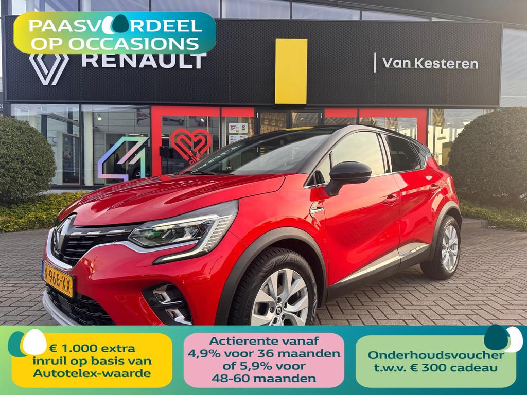 RENAULT Captur TCe 90pk Intens / Camera / 1e Eigenaar / Deal, Gebruikt, Parkeersensor, Leder en Stof, Origineel Nederlands