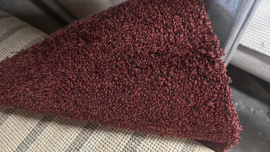 ‼️coupon boreaux rood bouclé Desso tapijt vloerbedekking‼️, Ophalen, Rechthoekig, Rood, Nieuw