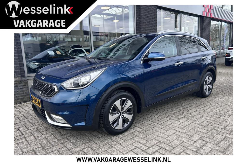 Kia Niro 1.6 GDi Hybrid ExecutiveLine | Leder | Camera | Key, Gebruikt, Blauw, 26 km/l, Hybride Elektrisch/Benzine