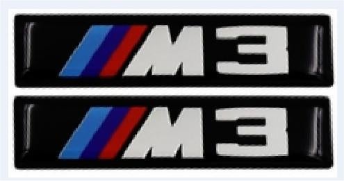 BMW M3 Aluminium plaatje set #5, Ophalen of Verzenden