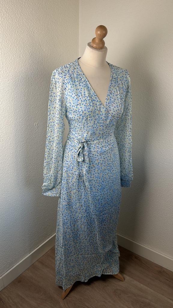 Fabienne Chapot maat 42 NIEUW Natasja dress maxi 1292, Blauw, Maat 42/44 (L), Nieuw, Ophalen of Verzenden