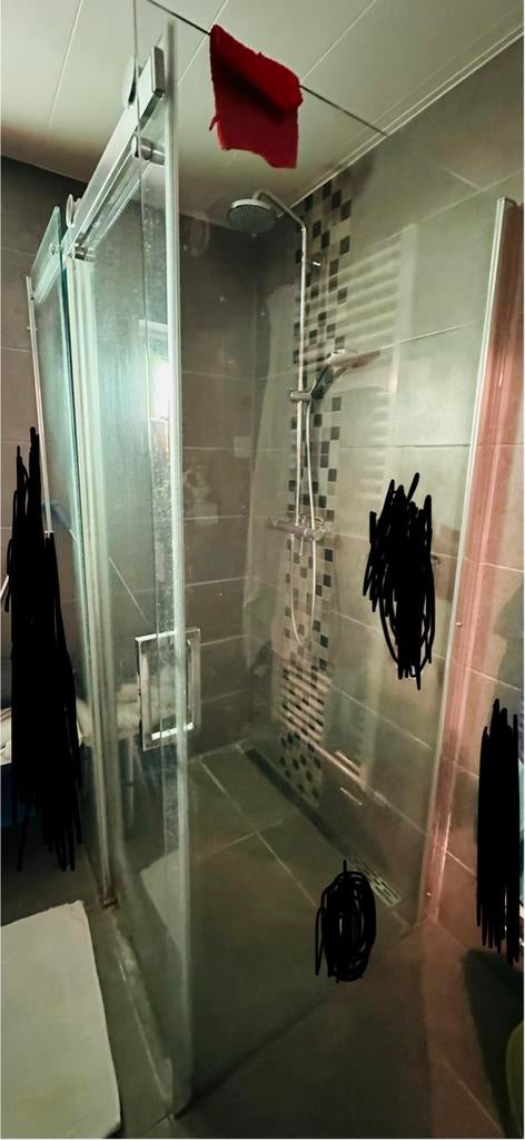 Douchecabine 90x120 cm - Modern en Ruim, Ophalen of Verzenden, Gebruikt, Glas, Douche