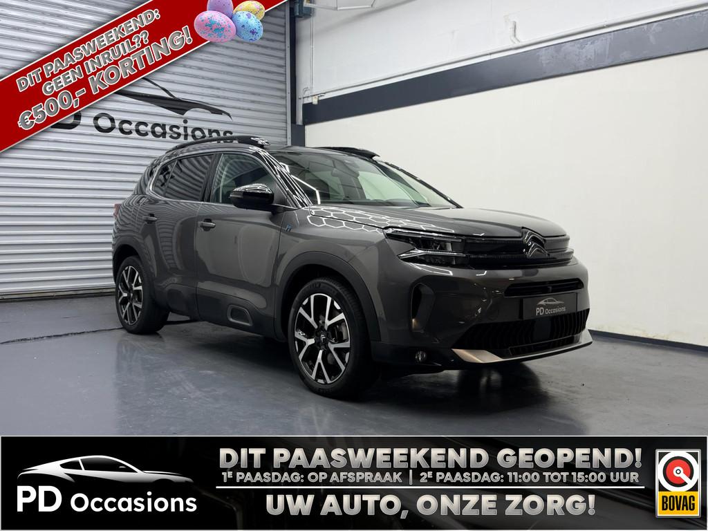 Citroen C5 Aircross 1.6 Plug-in Hybrid 225PK Shine - Pano -, 77 km/l, Gebruikt, Zwart, 4 cilinders