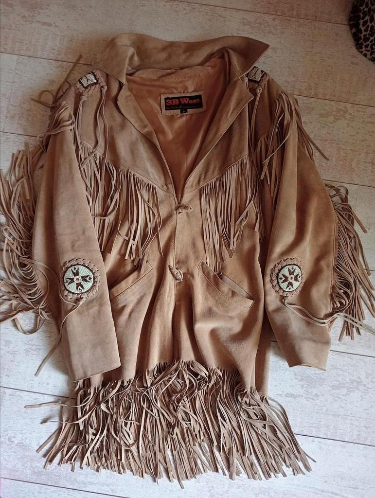 Prachtige western jas van suède,heel erg mooi, Ophalen of Verzenden, Zo goed als nieuw