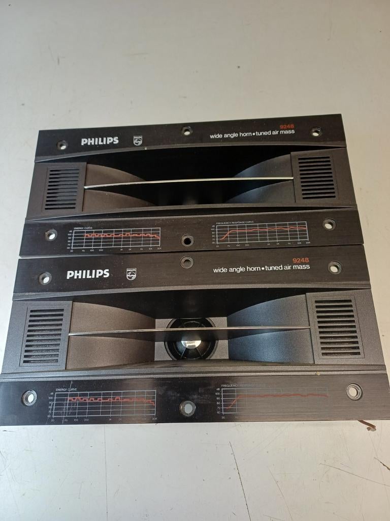 Philips 9248 wide angle horn - tuned air mass losse speakers, Ophalen of Verzenden
