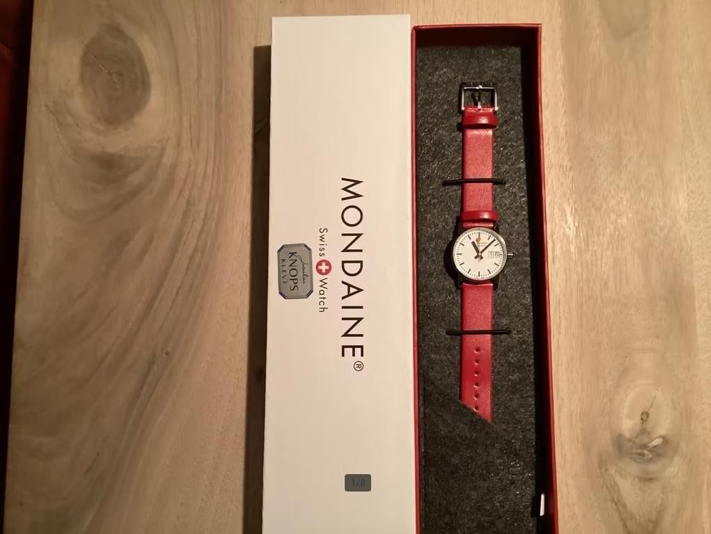 Mondaine Horloge, Overige merken, Leer, Staal, Polshorloge