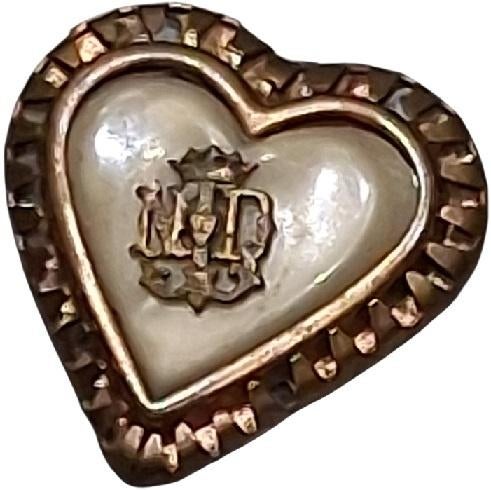 9 karaat gouden hart., Sieraden, Tassen en Uiterlijk, Gebruikt, Minder dan 4 cm, Ophalen of Verzenden, Goud