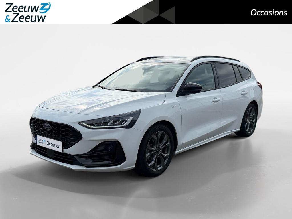 Ford Focus Wagon 1.0 EcoBoost Hybrid ST Line | Prijs incl. o, Auto's, 12 maanden, Gebruikt, Wit, Origineel Nederlands