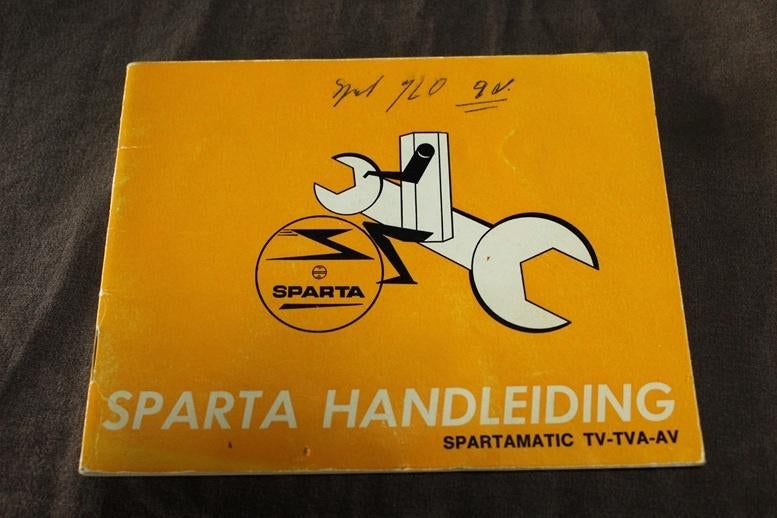 Sparta Spartamatic TV TVA AV  bromfiets instructie boekje, Ophalen of Verzenden, Gebruikt