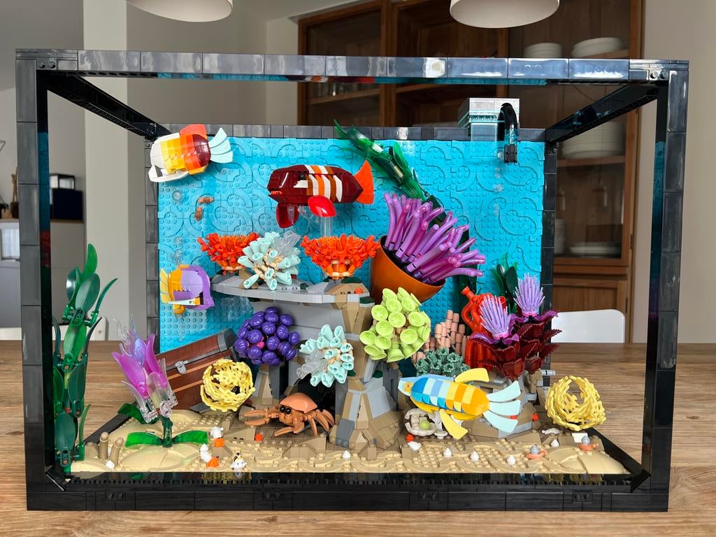 LEGO Tropisch Aquarium 10366 met extra filter 6609245, Lego, Ophalen of Verzenden, Zo goed als nieuw, Icons