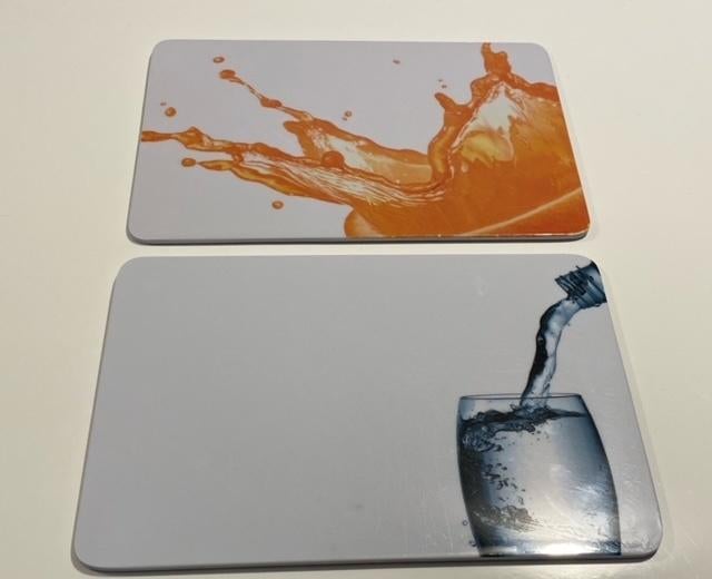 10 melamine eetplankjes, Overige materialen, Gebruikt, Ophalen of Verzenden, Bord(en)