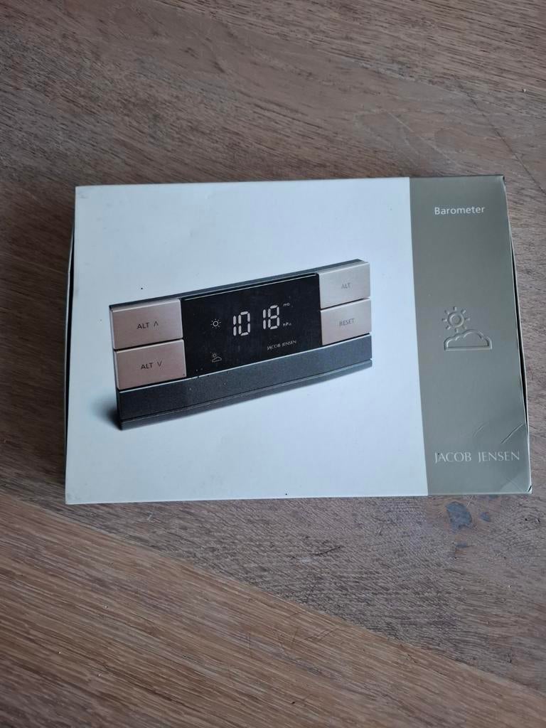 Jacob Jensen Radio controlled clock - nieuw in doos, Ophalen of Verzenden, Nieuw, Barometer