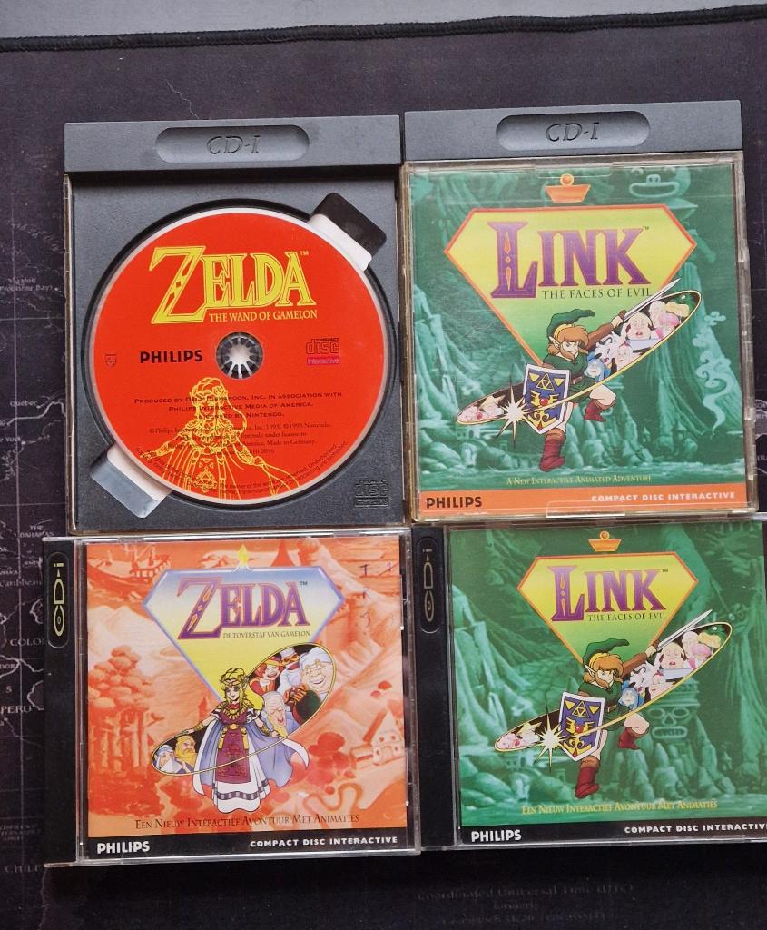 Zelda CD-i Set, Avontuur en Actie, Gebruikt, 1 speler, Ophalen of Verzenden