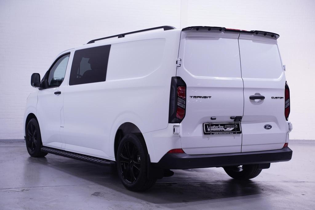 Ford Transit Custom 2.0 TDCI 136 pk L2 DC Black&White 6-Zits, Voorwielaandrijving, Gebruikt, 4 cilinders, Wit