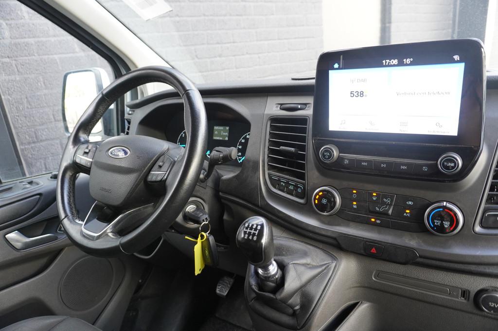 Ford Transit Custom 2.0 TDCI EURO 6 - Airco - Cruise - PDC -, Voorwielaandrijving, Stof, Zwart, 4 cilinders