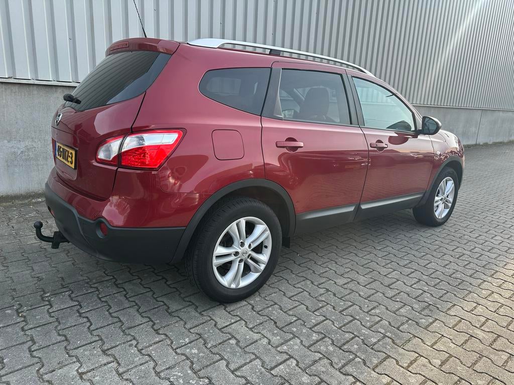 Nissan Qashqai+2 2.0 4WD CVT 2010 2010 Rood, Auto's, Automaat, Zwart, 4 cilinders, 7 stoelen