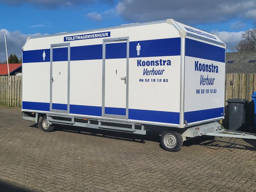 Diverse toiletwagens te huur, Ophalen of Verzenden, Overige