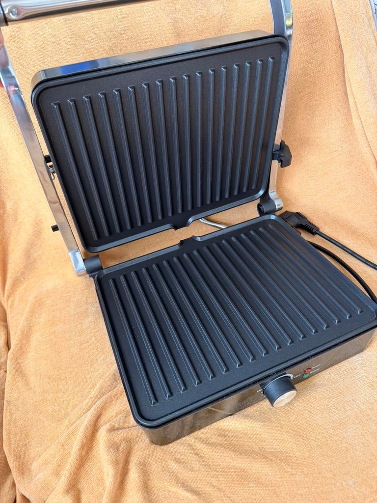 Contactgrill - tafelgrill - 30 x 24 cm - PFAS vrij, Ophalen, Zo goed als nieuw
