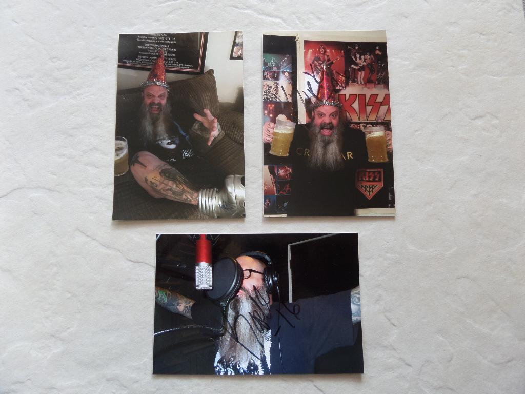 CROWBAR gesigneerde foto's, Ophalen of Verzenden, Nieuw, Foto of Kaart, Gesigneerd