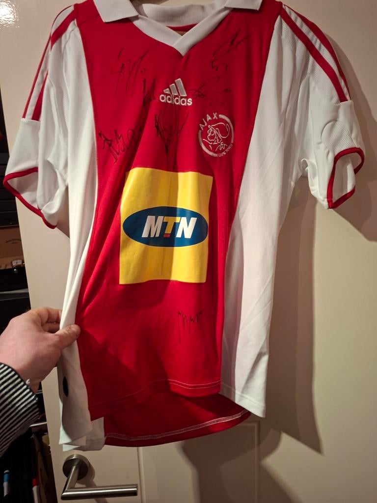 Ajax Cape Town shirt met handtekeningen, Verzamelen, Sportartikelen en Voetbal, Ophalen of Verzenden