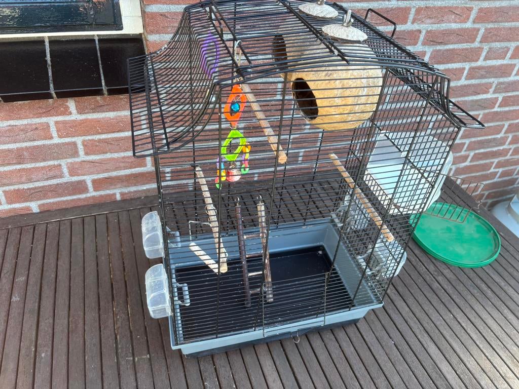Vogelkooi, Dieren en Toebehoren, Ophalen, Zo goed als nieuw, Metaal, Vogelkooi