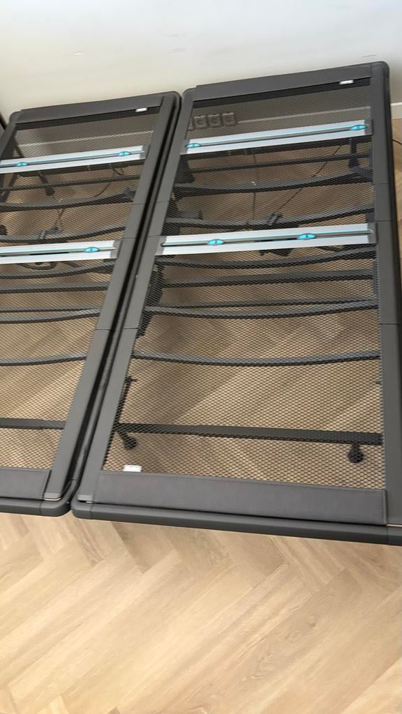 Auping elektrisch spiraal bodem 180x200 cm, Ophalen, Tweepersoons, Zo goed als nieuw, Bedbodem