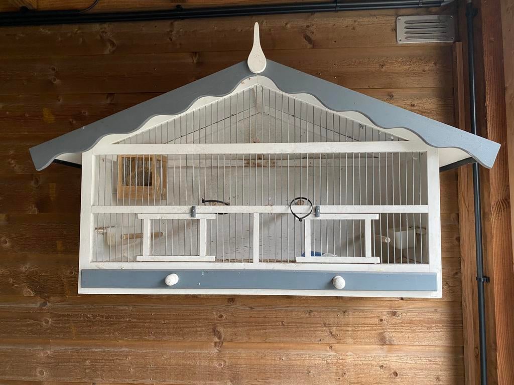 Vogelkooi, Ophalen, Zo goed als nieuw, Hout, Vogelkooi