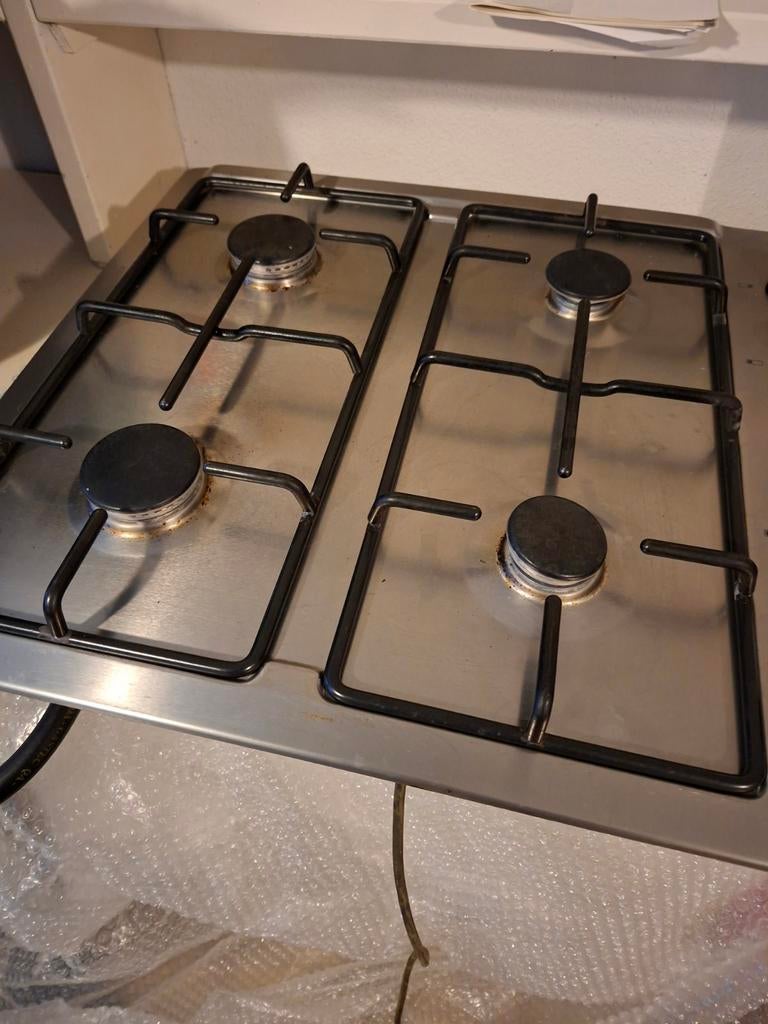 Gasfornuis, Ophalen, Gebruikt, Minder dan 85 cm, 4 kookzones