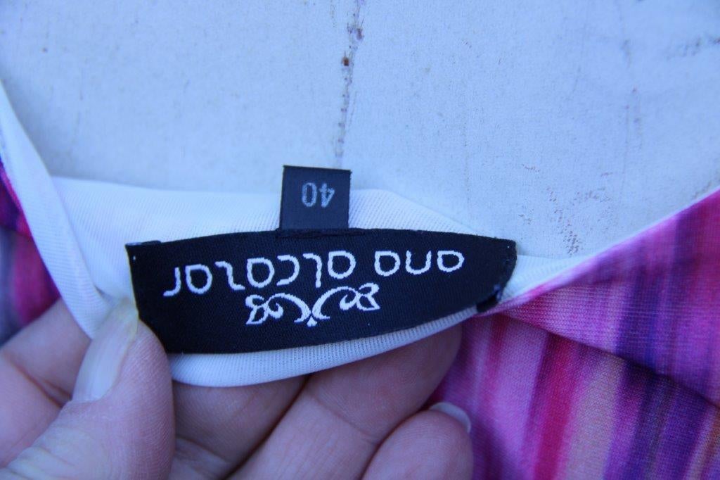 Jurk gekleurd Ana ALcazar mt 40 Vaste prijs, Maat 38/40 (M), Overige kleuren, Ophalen of Verzenden, Zo goed als nieuw