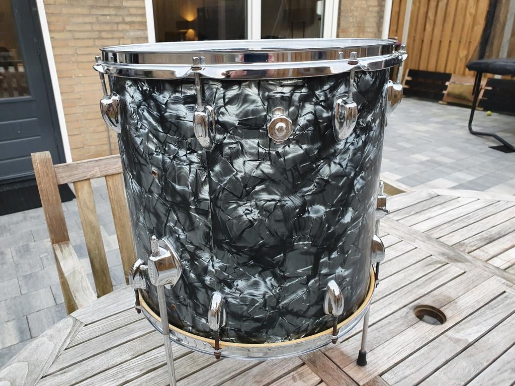 Pearl  16" Floortom Black Diamond Pearl, Ophalen, Gebruikt, Overige merken