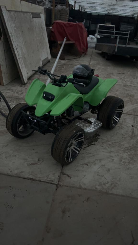 Quad met 70cc aerox blok en brom kenteken, Ophalen, Gebruikt, 70 cc, Overige typen