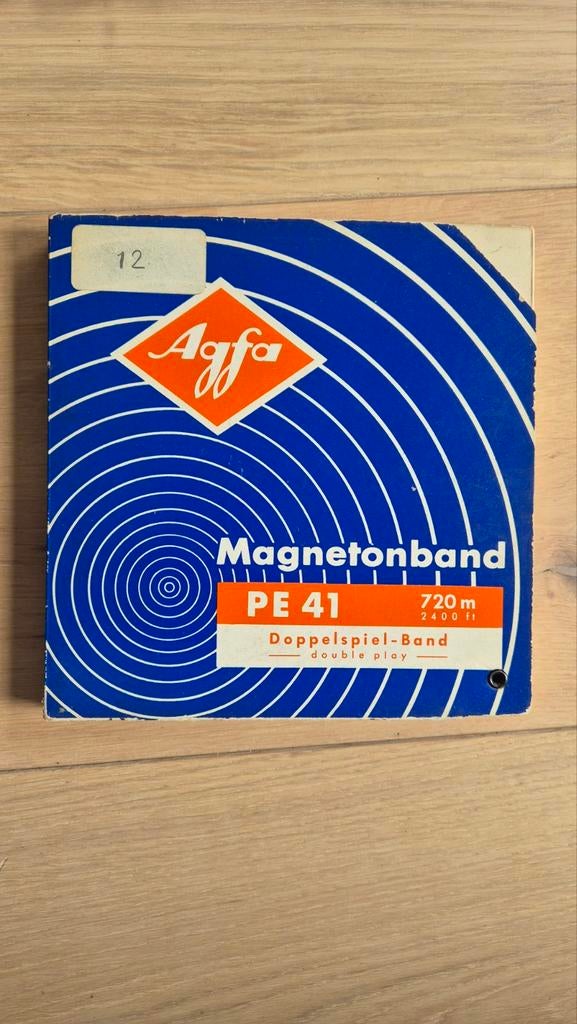 Agfa Magnetonband PE 41 - 720m - Bandrecorderband, Audio, Tv en Foto, Bandrecorders, Onderdeel, Ophalen of Verzenden