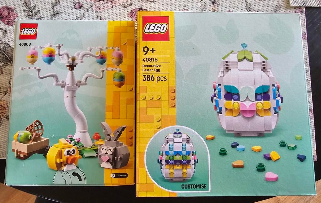 Lego Pasen Sets: 40808 Paasboom & 40816 Decoratief Paasei, Ophalen of Verzenden, Nieuw, Complete set, Lego