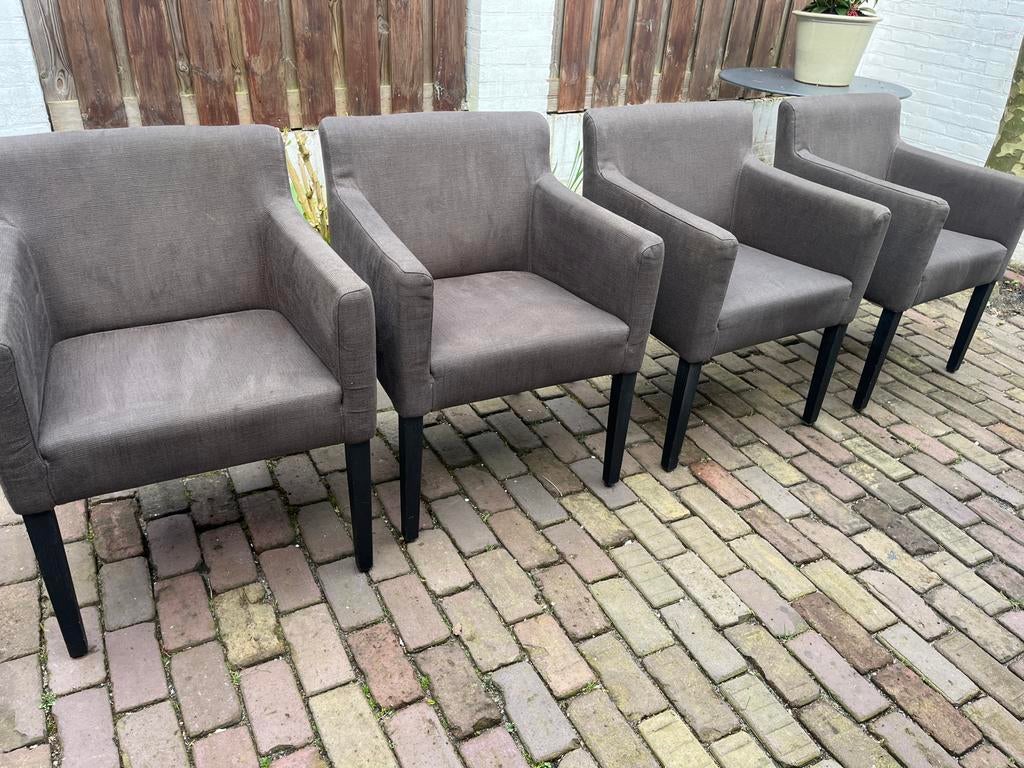 4 stoelen van Toren Interieurs Breda - dieptereiniging nodig, Ophalen, Gebruikt, Bruin, Landelijk