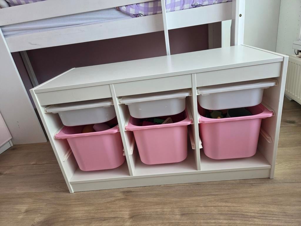 Trofast kast 6 bakken, Ophalen, Minder dan 50 cm, 75 tot 100 cm, 105 cm of meer