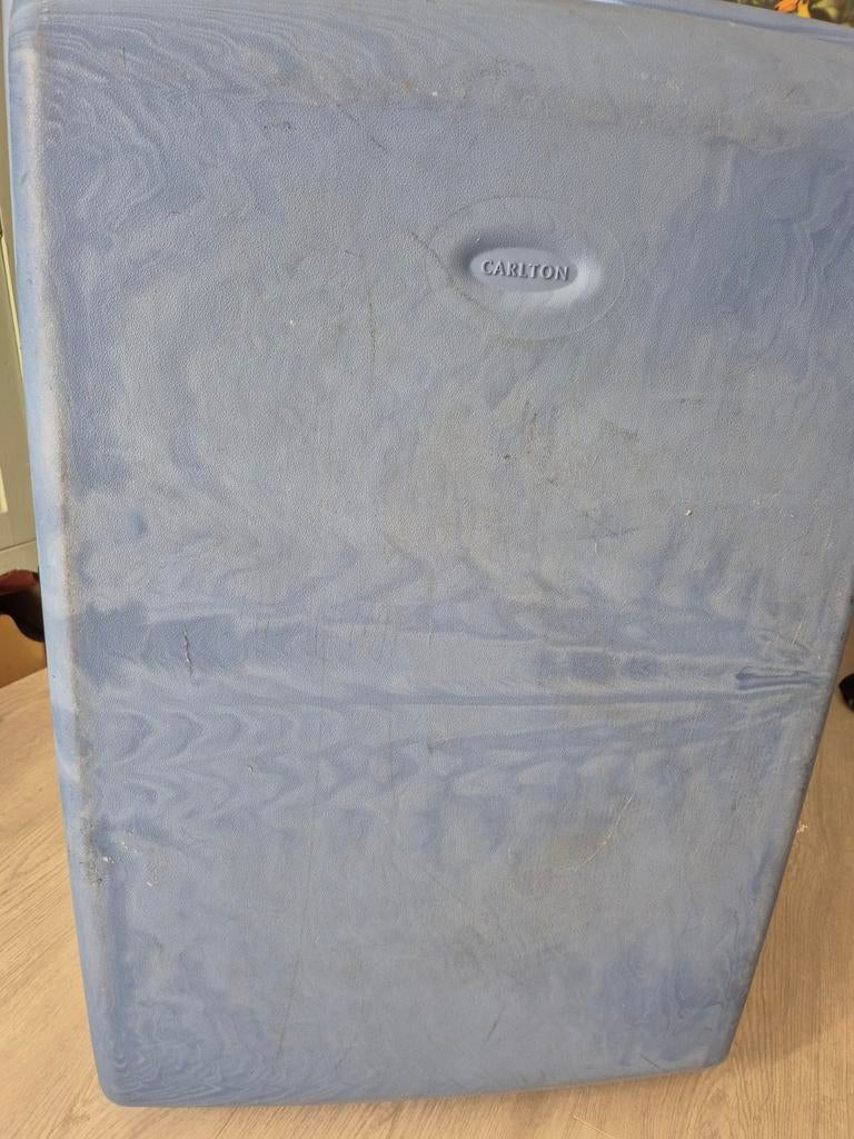 Carlton hard kunststof koffer blauw 80x56x28 cm, Ophalen, Gebruikt, Hard kunststof, 70 cm of meer