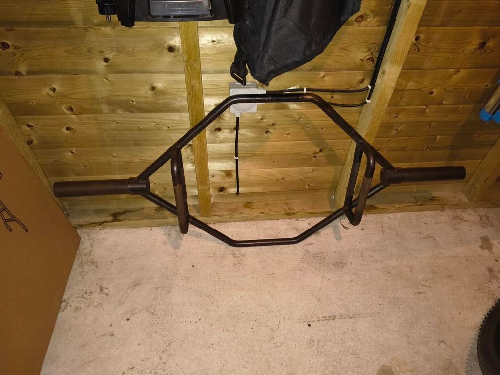 Barebell squat hex barbell, Ophalen, Halterstangen