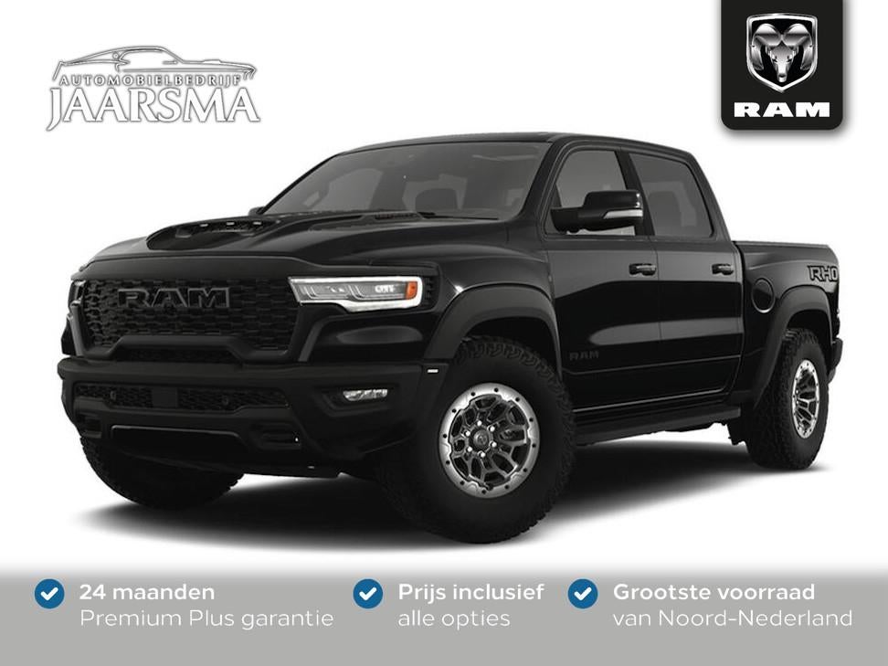 Dodge Ram 1500 RHO 549pk Hurricane High Output CrewCab BPM-v, Automaat, Zwart, 24 maanden, Zwart