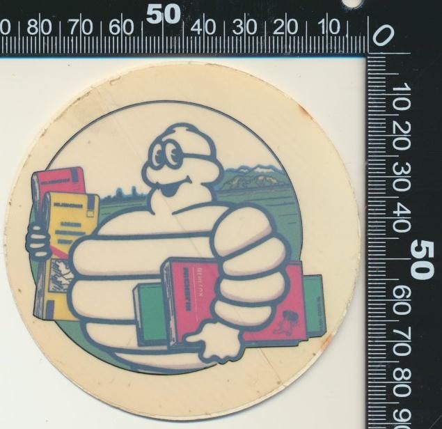 Sticker: Michelin - Wegenkaarten, Ophalen of Verzenden, Zo goed als nieuw, Auto of Motor