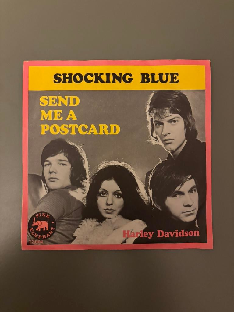 Shocking Blue - Send me a postcard (7” 1968 near mint), 7 inch, Single, Ophalen of Verzenden, Zo goed als nieuw