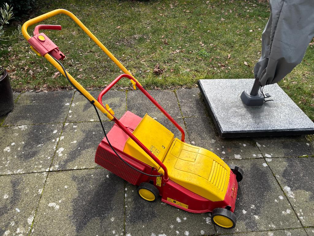 Elektrische Grasmaaier Wolf Garden Picco 32E, Ophalen, Gebruikt, Elektrische grasmaaier, Opvangbak
