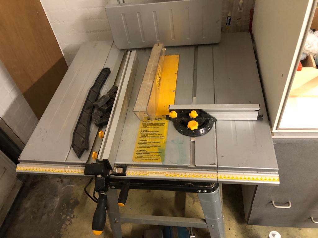 Topcraft Tafelzaag - Krachtig en Betrouwbaar, Doe-het-zelf en Verbouw, Gereedschap | Zaagmachines, Ophalen, Gebruikt, Cirkelzaag