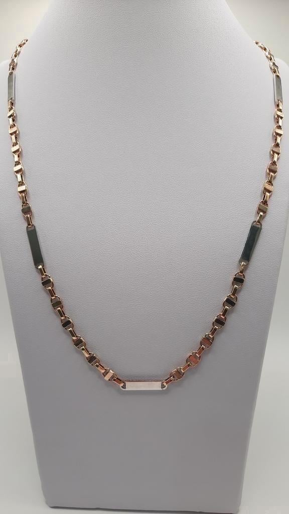 gouden heren ketting 14kt, Www.bredajuwelier.nl, Nieuw, Ophalen of Verzenden, Www.bredajuwelier.nl