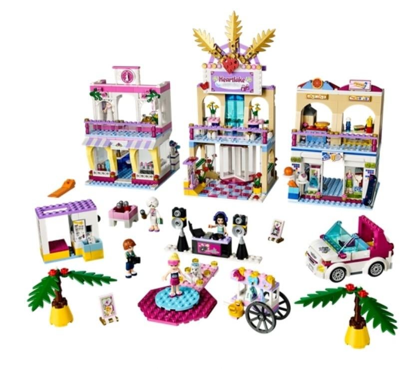 LEGO Friends Heartlake Winkelcentrum  41058, Ophalen of Verzenden, Zo goed als nieuw, Complete set, Lego