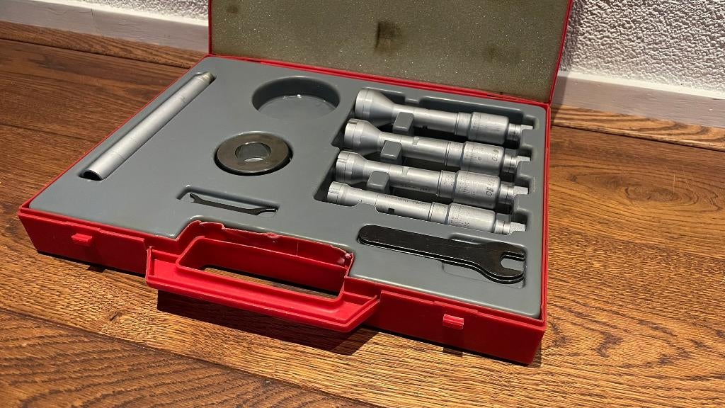 Helios 3 punts binnenmicrometer schroefmaat 20-40mm 0.002, -, Helios, Ophalen of Verzenden, Zo goed als nieuw