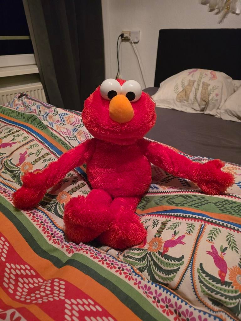 Bewegende Knuffel Elmo, Ophalen, Zo goed als nieuw, Overige typen